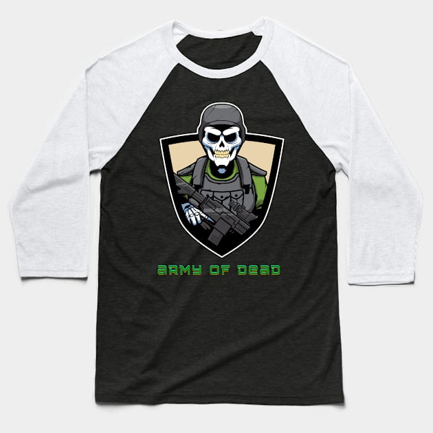 Army Of Dead Baseball T-Shirt by Risset